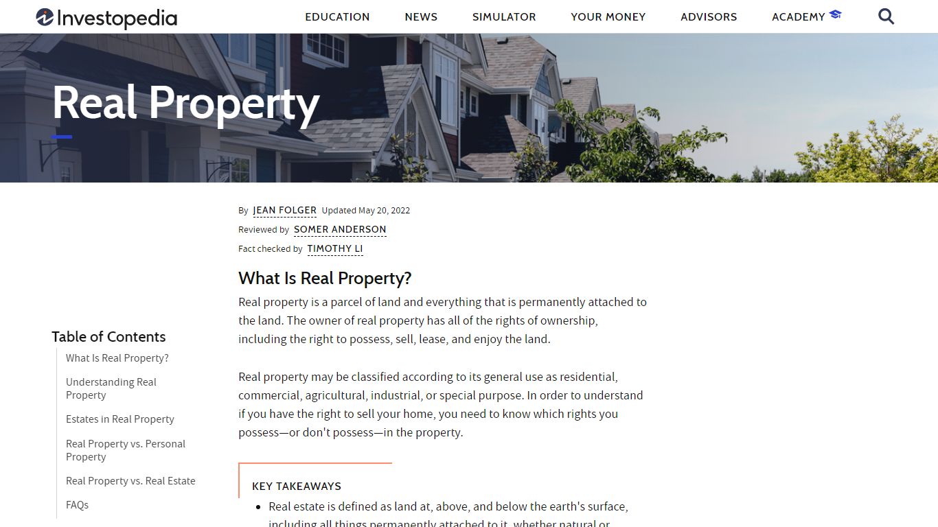 Real Property Definition - Investopedia